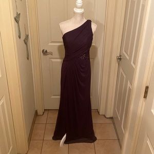 David’s Bridal purple Bridesmaid dress